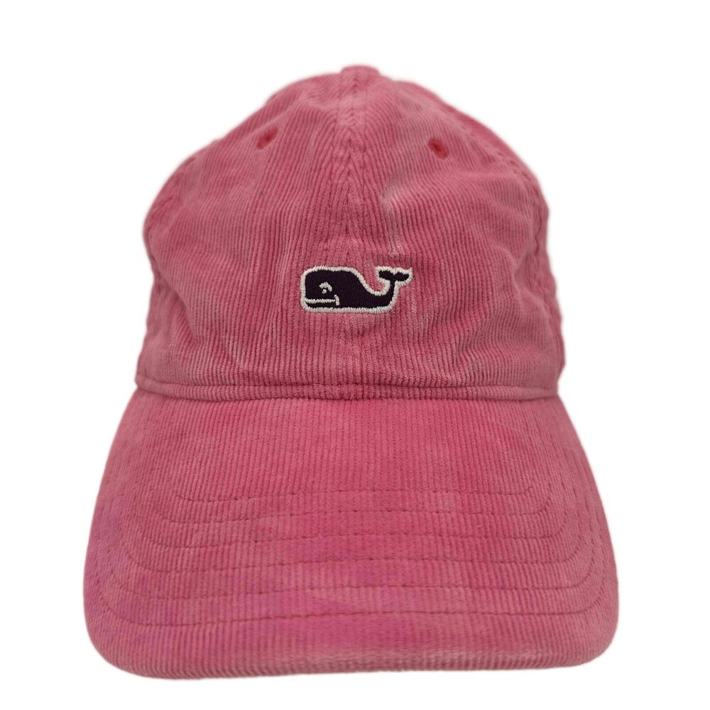 Vineyard Vines Pink Whale Logo Baseball Cap Unisex Size One Size